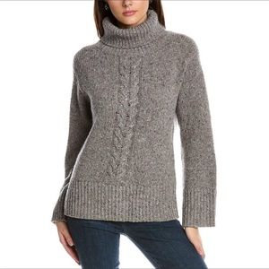 Brooks Brothers Merino Donegal Funnel Neck sweater